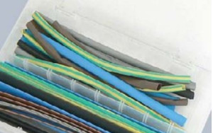 TERMINATION TECHNOLOGY HEATSHRINK-KIT Heat Shrink Selection Kit Blk, Bl, Brw, Gry