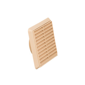 VERPLAS GFS425BE High Quality Beige 4 Inch Fixed Shutter Grille Fan With Fly screen