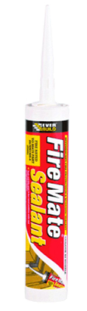 Everbuild "Firemate Sealant" Fire-Rated Flexible Filler - White (Acoustic Sealant & Adhesive), FIREMATEWE