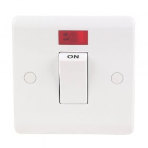 50A Dp Cooker Switch Satin Chrome T03.961.W