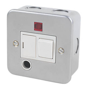THRION MCSWNSPUR Metal Clad Double Pole Switched Fused Spur With Neon