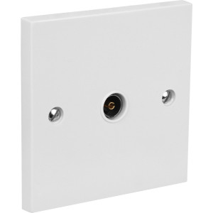 Tv Coaxial Non Isolated Satin Nickel T05.921.BK