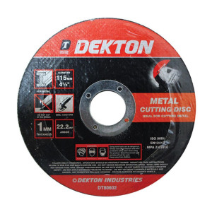 DEKTON DT80602 CUTTING DISC METAL ULTRA THIN FL 115MM