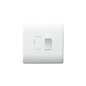 Thrion SLSWSPUR 13A Slimline White Moulded Switched Fused Connection Unit
