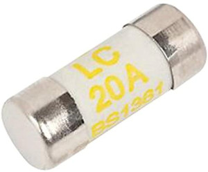 Deligo CLA20 Type L Domestic Consumer Unit Fuses BS1361 20Amp Yellow