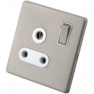 1G 15A Switched Skt Satin Nickel Y05.2984.SNW