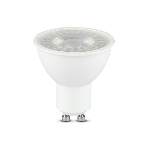 V-TAC VT897 5W GU10 LED Spotlight Samsung Chip 380lm Dimmable 6400K Clear Lens