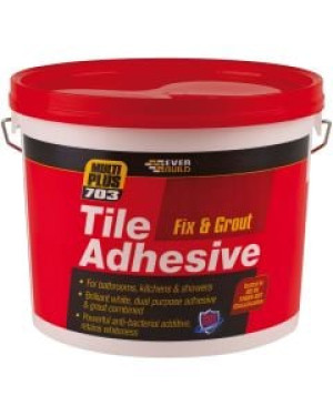 EVERBUILD FIX01 703 Fix & Grout Tile Adhesive 1.5kg