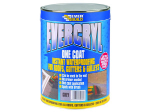 Everbuild Evercryl One Coat Roof Repair Compound 1 Kg - Grey, EVCGY01