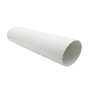 VERPLAS RD6350 Ducting Pipe 150mm Round 350mm Rigid Ducting White PVC