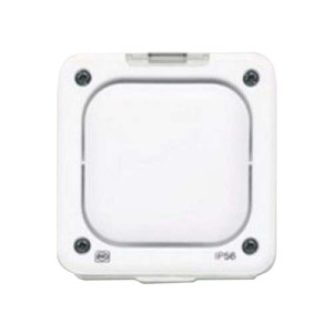 MK Electric Masterseal Switch White 10 Amp 1 Gang Single Pole 2 Way K56401WHI