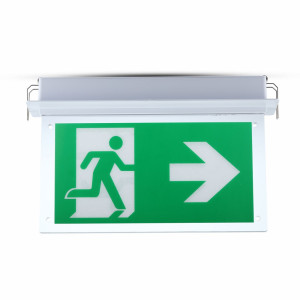 V-TAC VT835 2W Recessed Fixed Emergency Exit Light With Samsung LED 6000K (VT-522-S)