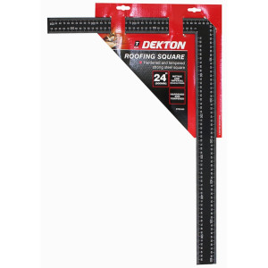 DEKTON DT55345 24" X 12" Roofing Square Strong steel square
