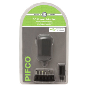 DAEWOO PS1000MA Power Supply Adaptor Ac/Dc 1000Ma With Detachable Plugs