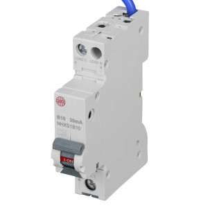 Wylex 10A RCBOs Type B Single Pole Miniature Circuit Breaker-10A