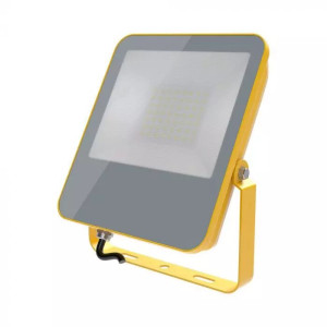 V-TAC VT20121 50W LED Work Floodlight Samsung Chip Yellow Body Grey Glass - Day White 6400K(VT-108)