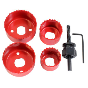 DEKTON DT45805 6 Piece Holesaw Kit Includes Allen Key & Arbo