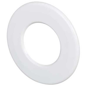 Megalux 401FGLW Standard Bezel Spotlight Hole Converter Steel Gloss White