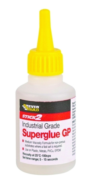 Everbuild Industrial Grade Super Glue 20g, CYN20