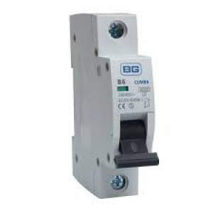BG CUMB6 Single Pole Miniature MCB Circuit Breaker-6A