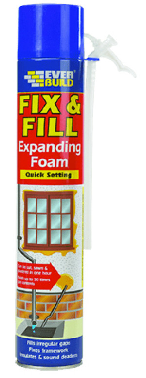 Everbuild Fix & Fill Expanding Foam 750ml, EVFF7