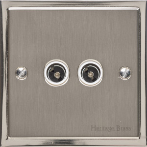 Tv/Fm Diplexed Satin Nickel Y05.224.BK-DIP