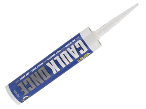 Everbuild CLKONCEWE3 Caulk Once White 290ml C3 - Premium Quality Acrylic Caulk