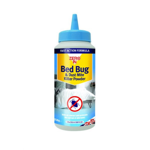 Zero In ZER982 Bed Bug Dust Mite Killer Powder 250g