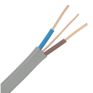 6243Y 1.5mm2 Grey 3 Core & Earth Cable, 16 Amps, 100m