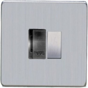 Switched Spur (Black Insert) Satin Chrome Y33.235.SCBK