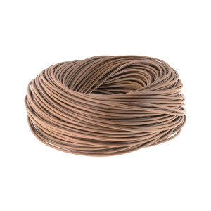 RONBAR PS3BR100 High Quality Three Millimeter PVC Earth Sleeving Brown 100m