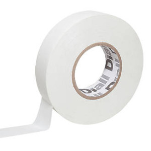Partex INSTW33 Electrical PVC Self Adhesive Insulating Tape 33M White