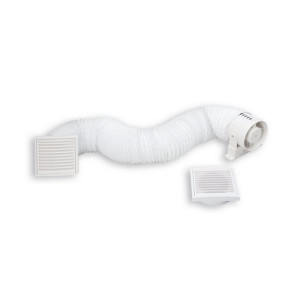 Xpelair XIL100T Inline Shower Fan with Timer 90330AW
