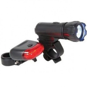 BICYCLE LIGHT SET Durable Bike Lights with 5xUltra Bright LEDs "MERCURY" brand
