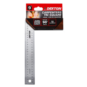 DEKTON DT55328 9" Mini Tri Square Spirit Level Carpenter Measuring