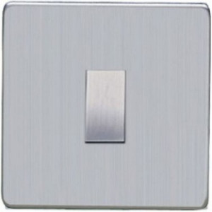 1G 2W 10A Switch Satin Chrome Y33.200.SC