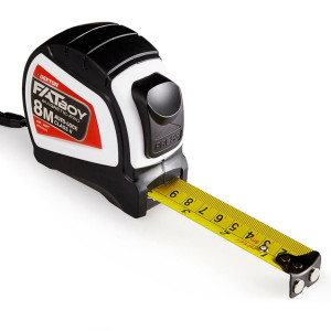 DEKTON DT55175 Fatboy Magnetic Tape Measure Autolock 8m X 25mm