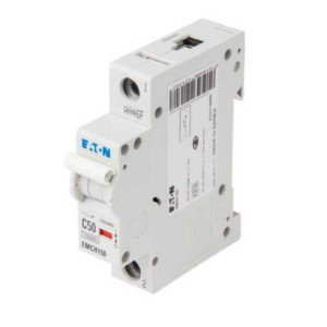 Eaton EMCH150 MCB Single Module 1 Pole Type C Miniature Circuit Breaker-50A