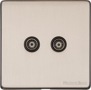 Tv/Fm Diplexed Satin Nickel R05.824.W-DIP