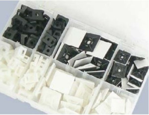 TERMINATION TECHNOLOGY CTIEBASE-KIT Self Adhesive Cable Tie Base Selection Kit