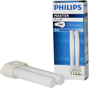 Philips MASTER PL-S 4P, 5 Watt - 5W / 2G7 / 840