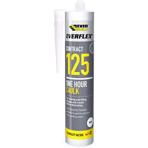 EVERBUILD DECOMAG 125 One Hour Caulk Magnolia 300ml C3