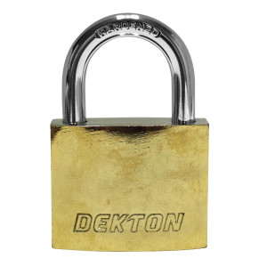 Dekton DT70133 Titanium Plated Iron Padlock 50mm