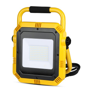 V-TAC VT20065 LED Work Floodlight Portable with Samsung Chip BS Plug 6400K 50W