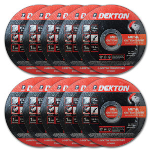 10 PC DEKTON 115MM CUTTING DISC METAL ULTRA T