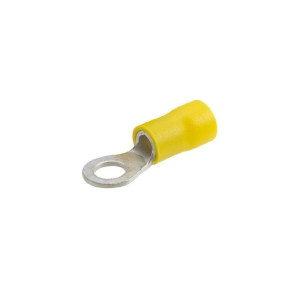 RONBAR RTY5.3 High-Quality 5.3mm Insulated Ring Terminal Tin plated Copper Yellow