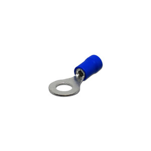 RONBAR RTB6.5 High-Quality 6.5mm Insulated Ring Terminal Tin plated Copper Blue