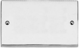 CR932 2G Double Polished Chrome Electrical Flat Blank Plate