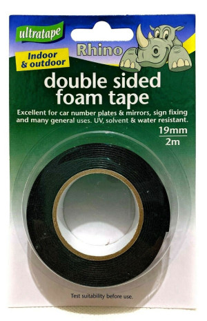 Ultratape Double Sided Foam Tape (18mm x 2m)