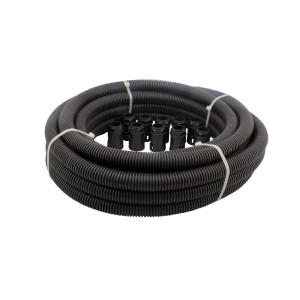 RONBAR PP25CP Polypropylene Flexible Contractor Conduit Reel Adapters Black 25mm